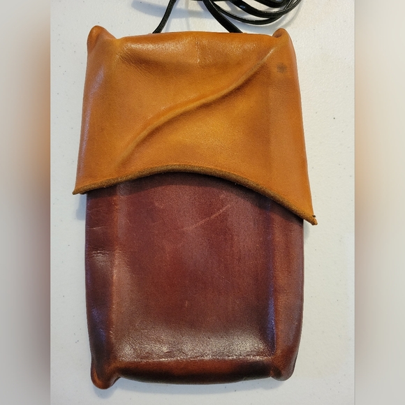 Vintage Leather Art Crossbody Purse by Deborah Einbender Pursona - Picture 10 of 13